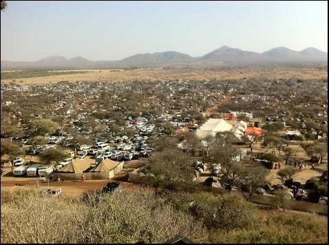 Part of the Oppikoppi Campsite